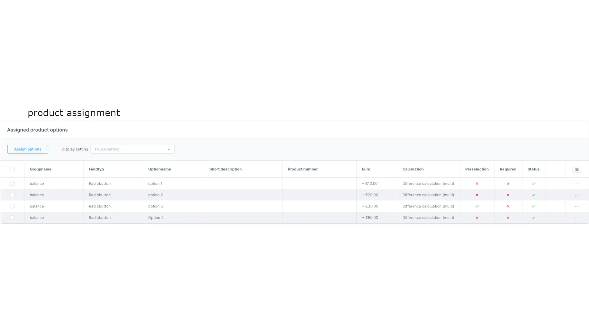 Produkt Konfigurator - Konfigurator alternative Preisanzeige – Screenshot 4
