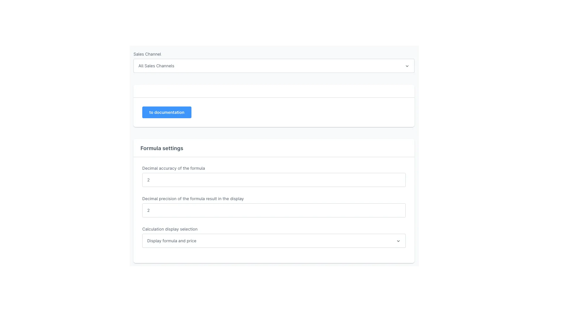 Produkt Konfigurator - Konfigurator Preisberechnung per Formel – Screenshot 3