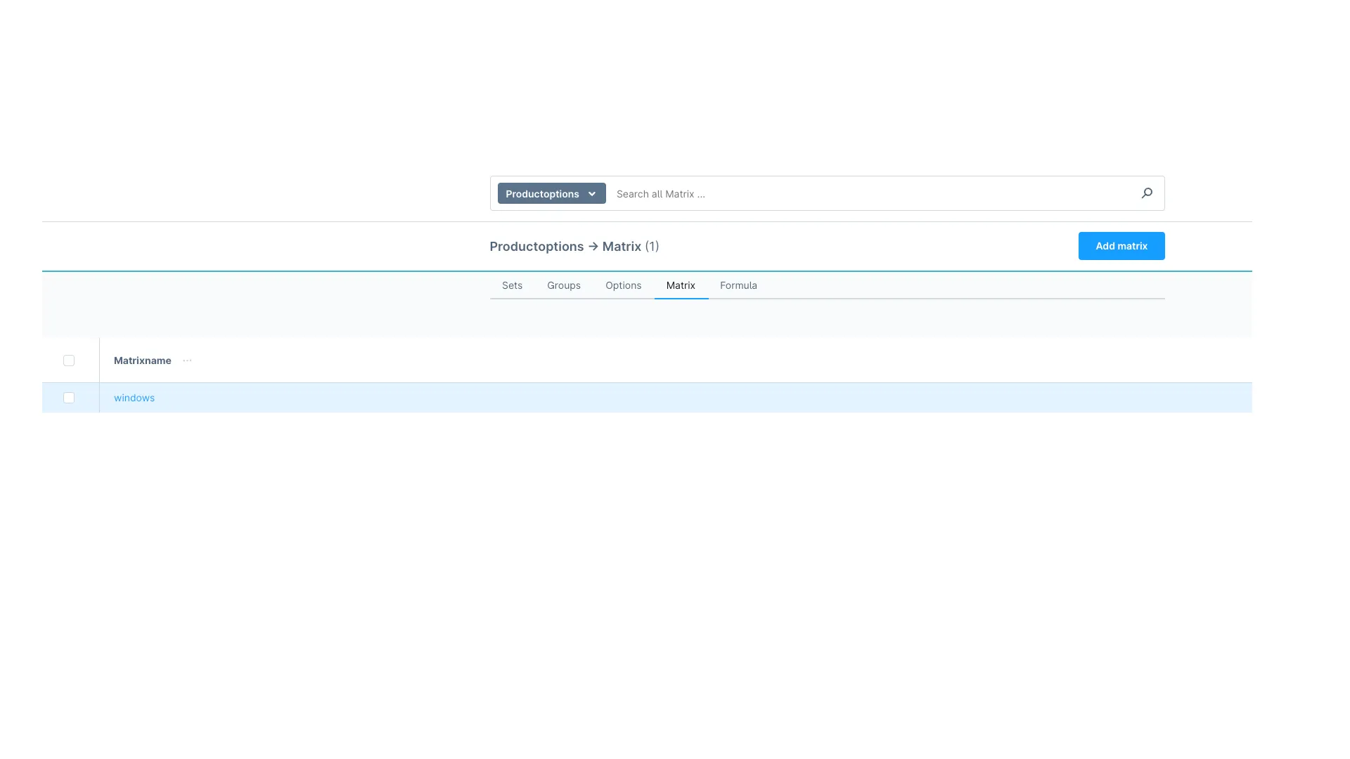 Produkt Konfigurator - Konfigurator Preisberechnung per Matrix – Screenshot 6