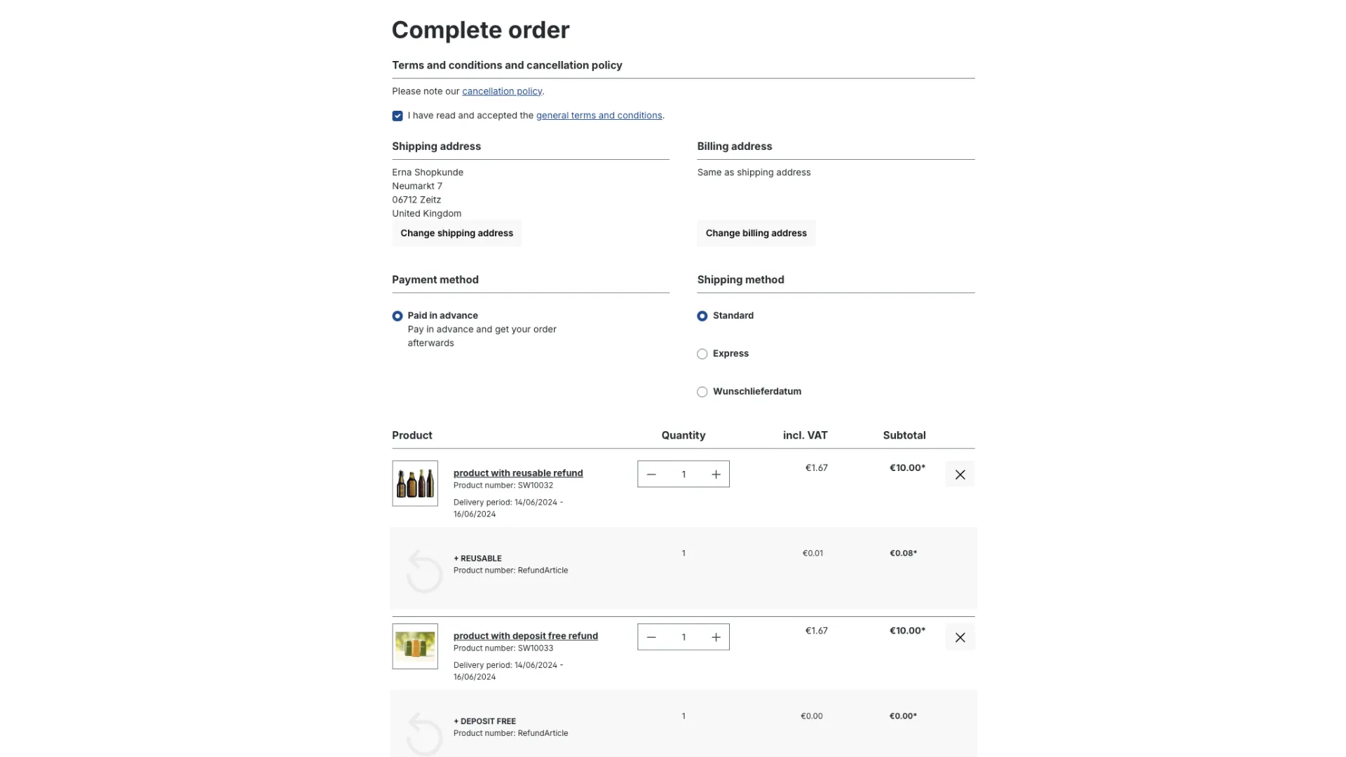Produktpfand – Effiziente Pfandverwaltung für Mehrwegartikel – Screenshot 11