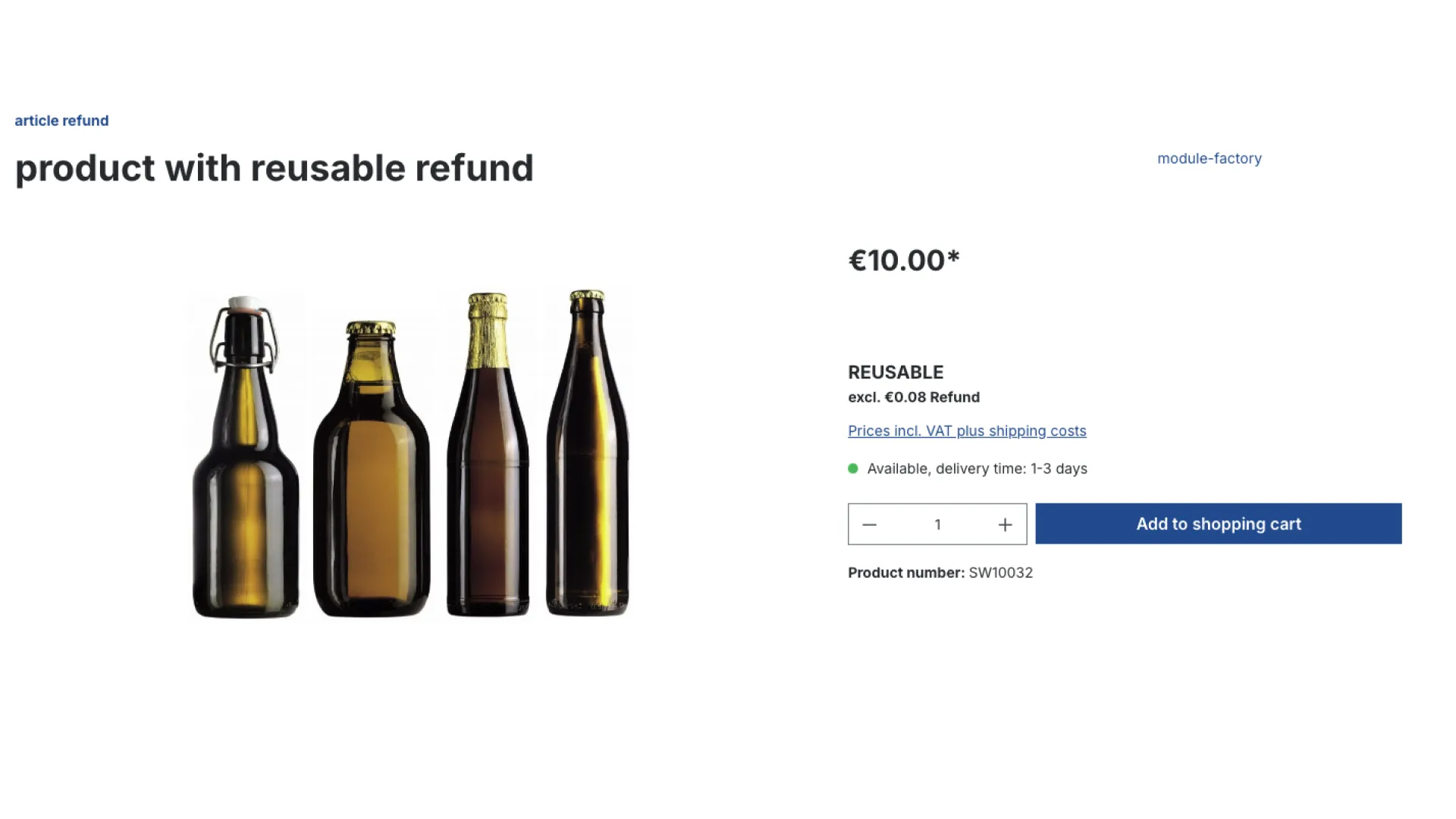 Produktpfand – Effiziente Pfandverwaltung für Mehrwegartikel – Screenshot 3