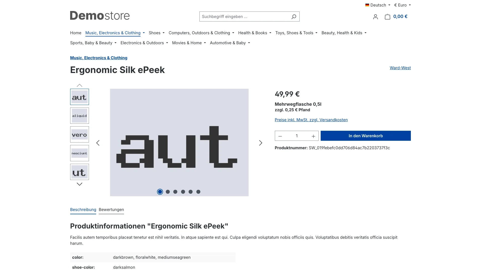 Produktpfand: Pfand automatisch berechnen und sauber ausweisen. Screenshot 1