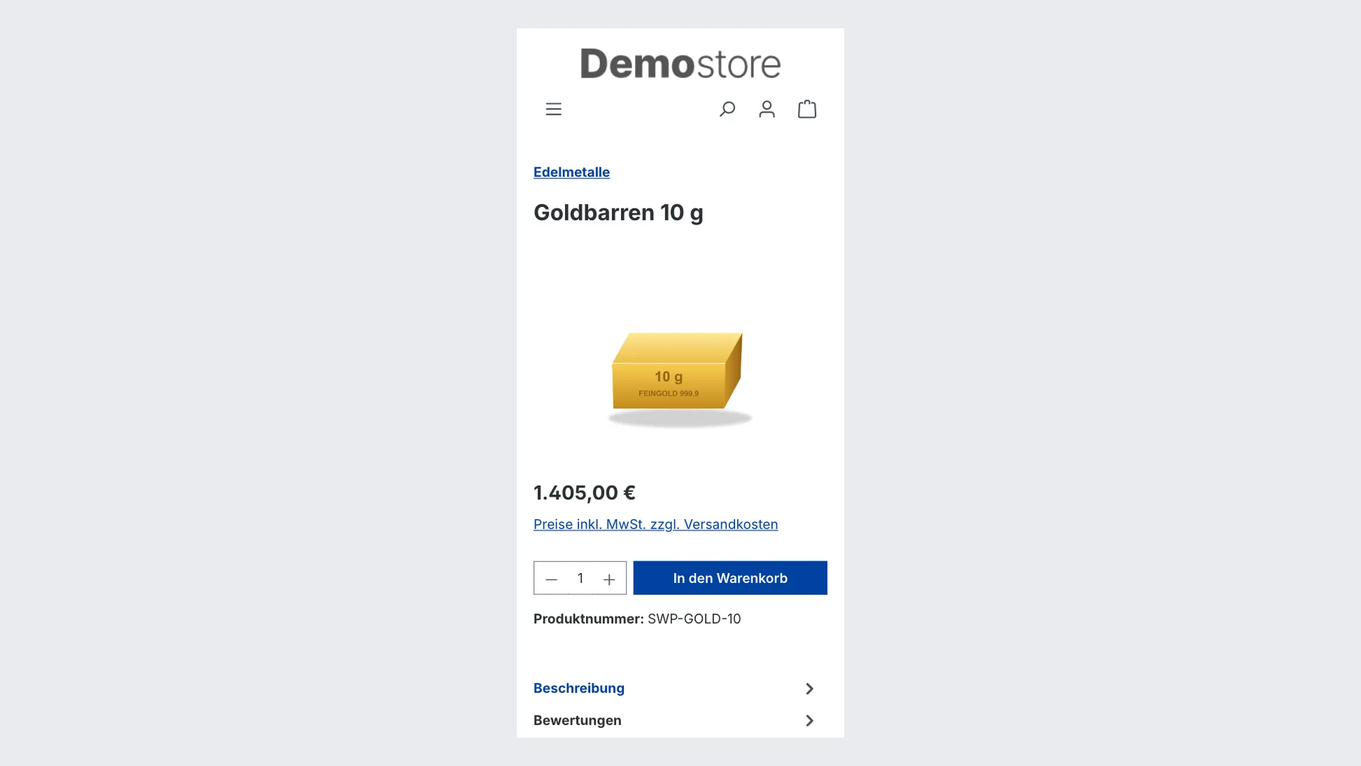 Preisberechnung Gold Silber | Artikelpreise folgen automatisch dem Rohstoffkurs. Screenshot 5