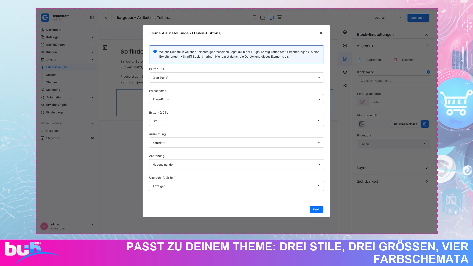 Shariff Social Media Share Buttons | Teilen ohne Tracking und Cookies. Screenshot 10