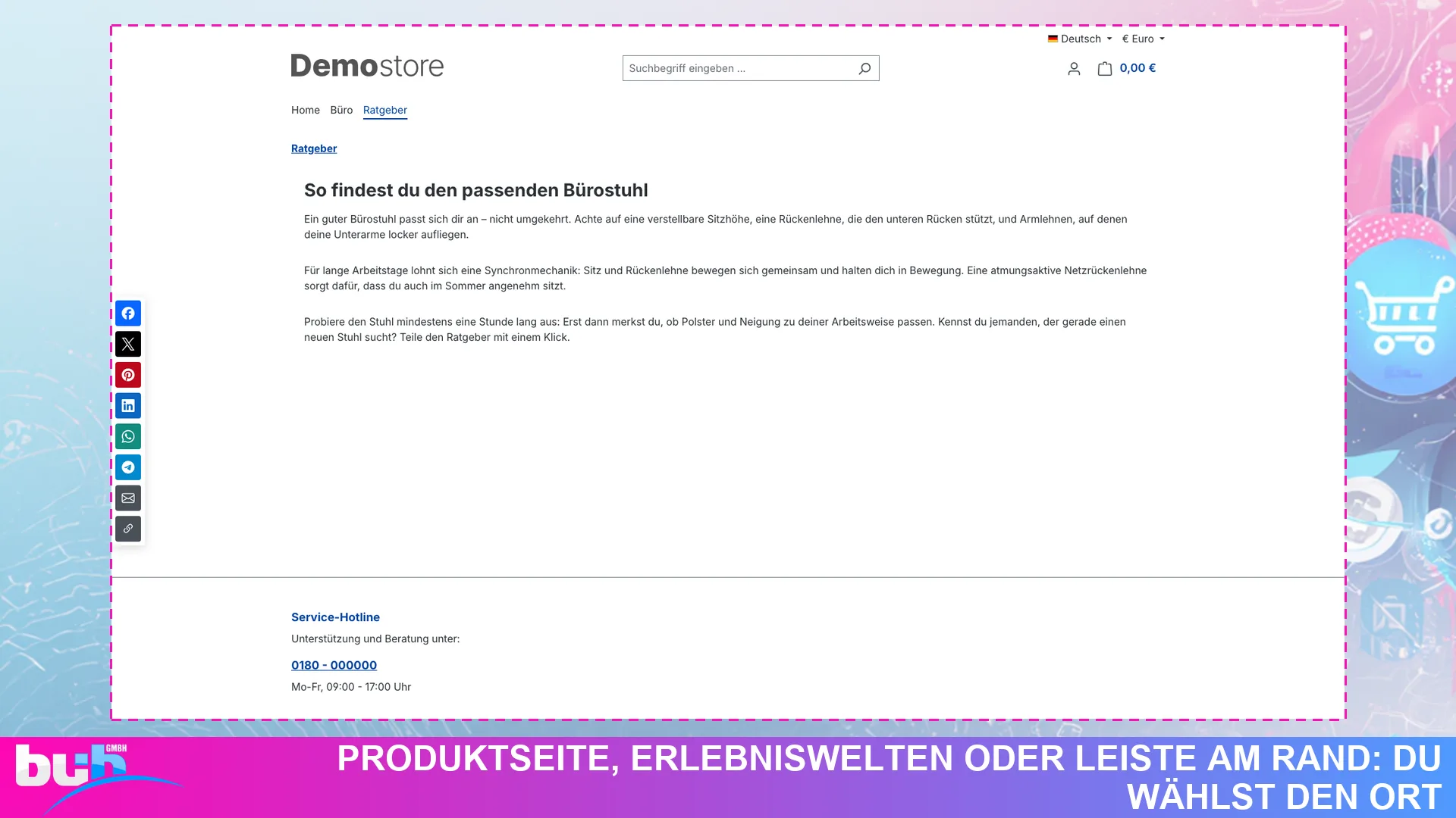 Shariff Social Media Share Buttons | Teilen ohne Tracking und Cookies. Screenshot 7