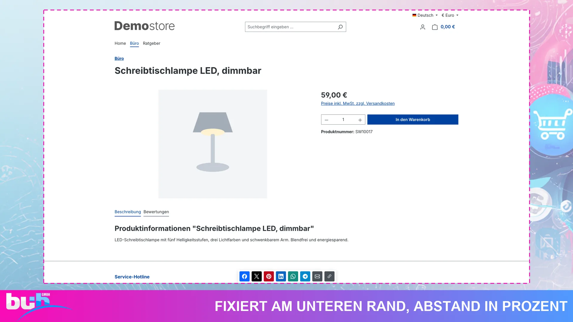 Shariff Social Media Share Buttons | Teilen ohne Tracking und Cookies. Screenshot 8