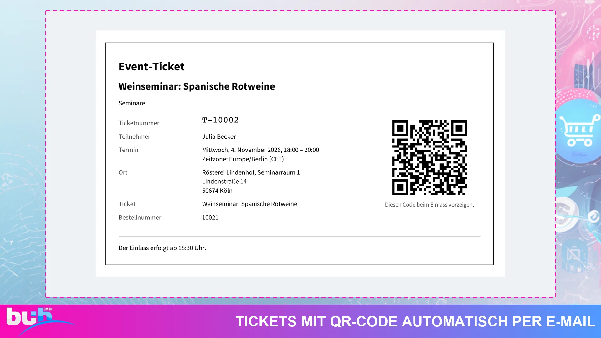 Events & Tickets | Event Buchung für Seminare und Kurse mit Warteliste. Screenshot 11