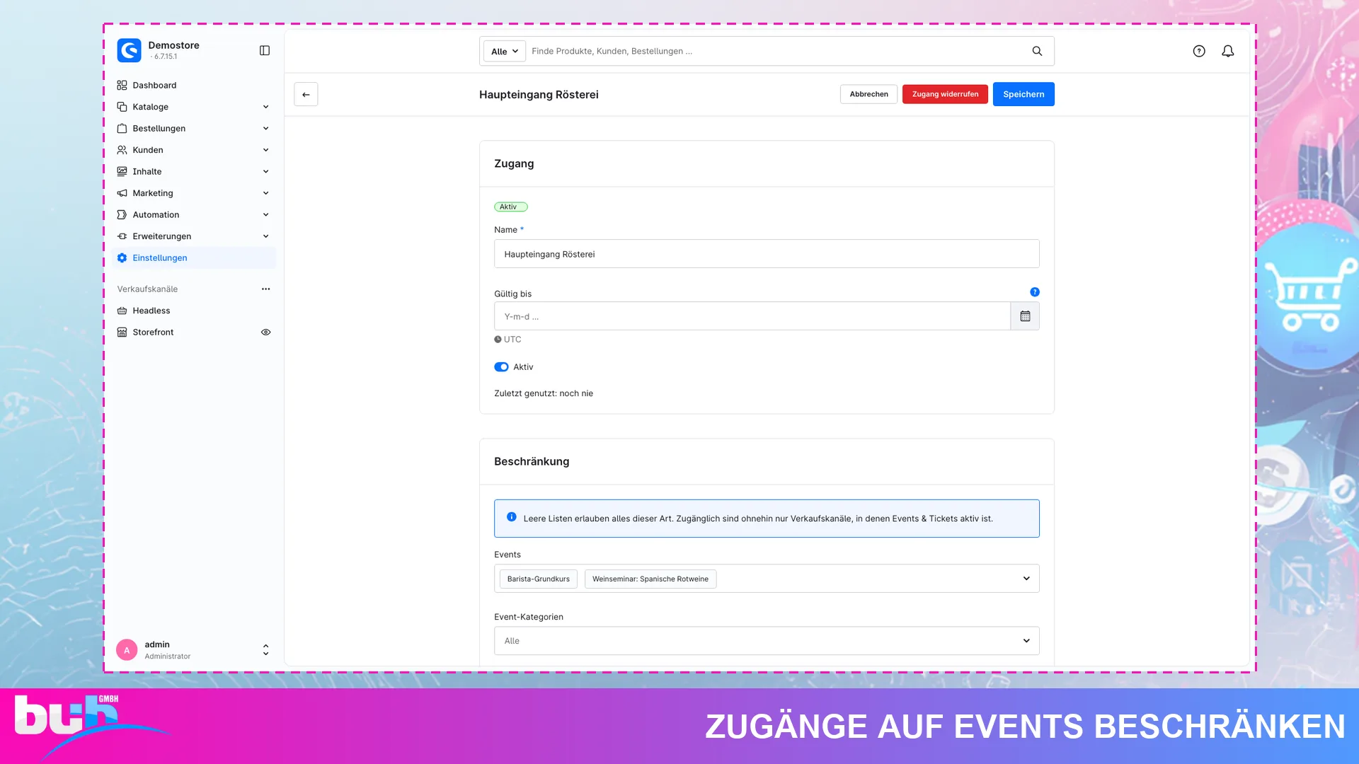 Events & Tickets | Event Buchung für Seminare und Kurse mit Warteliste. Screenshot 20