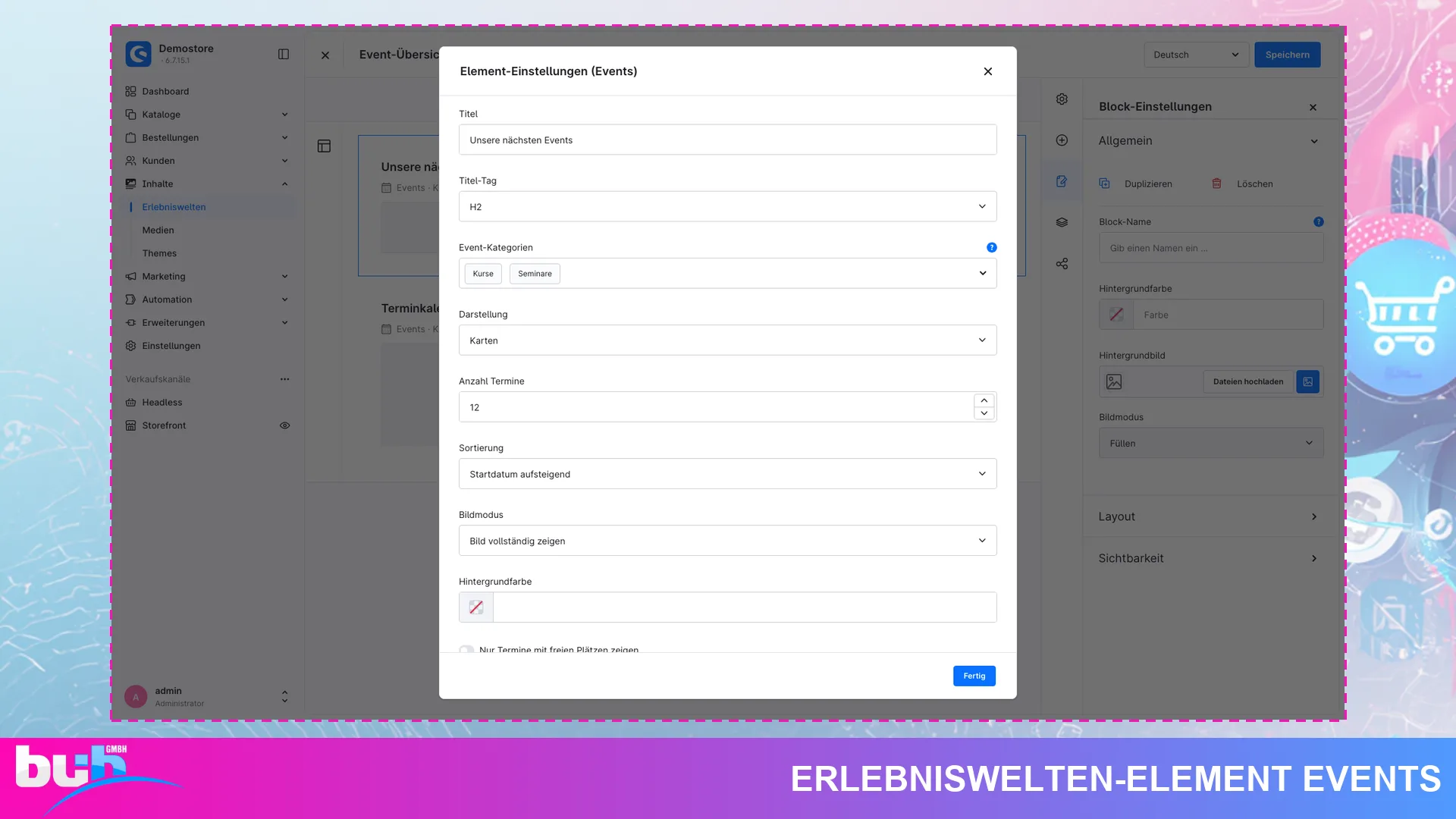 Events & Tickets | Event Buchung für Seminare und Kurse mit Warteliste. Screenshot 21