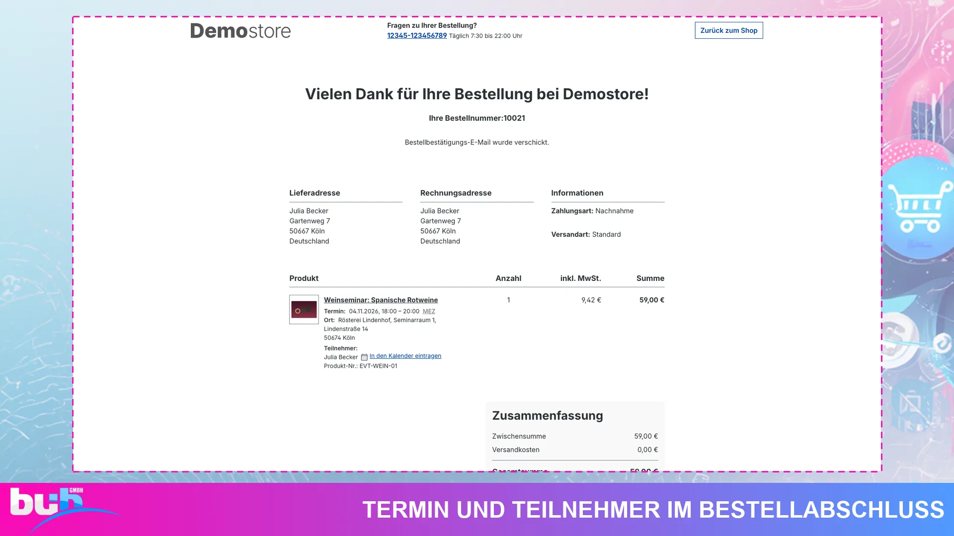 Events & Tickets | Event Buchung für Seminare und Kurse mit Warteliste. Screenshot 9