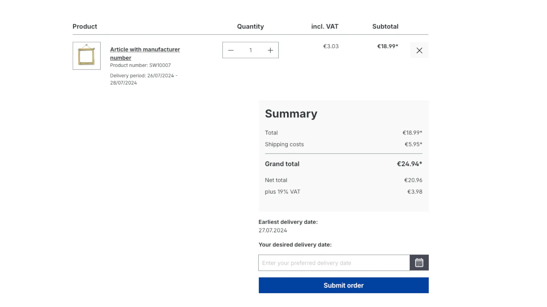 Wunschlieferdatum – Screenshot 3