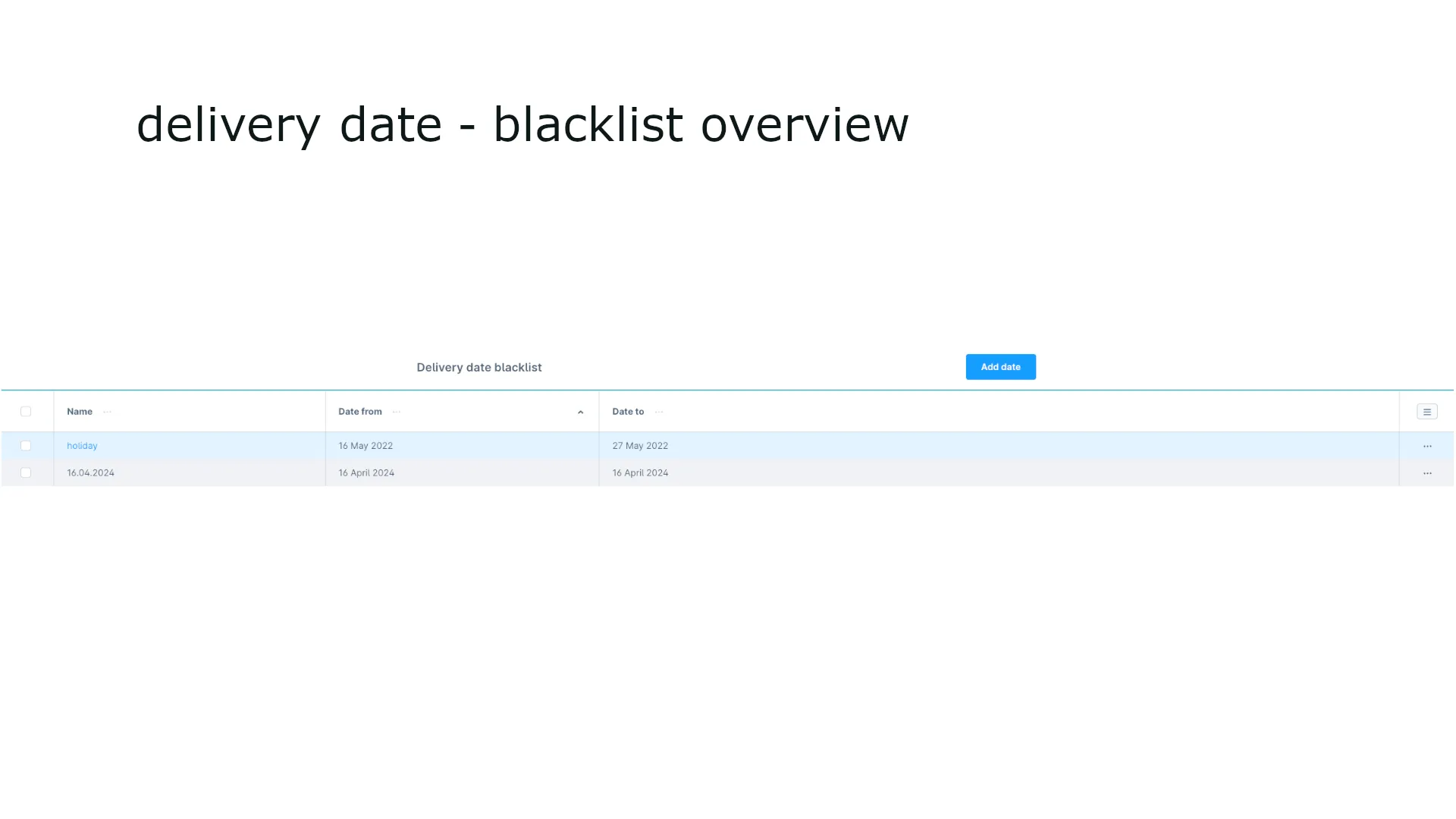 Wunschlieferdatum – Screenshot 6