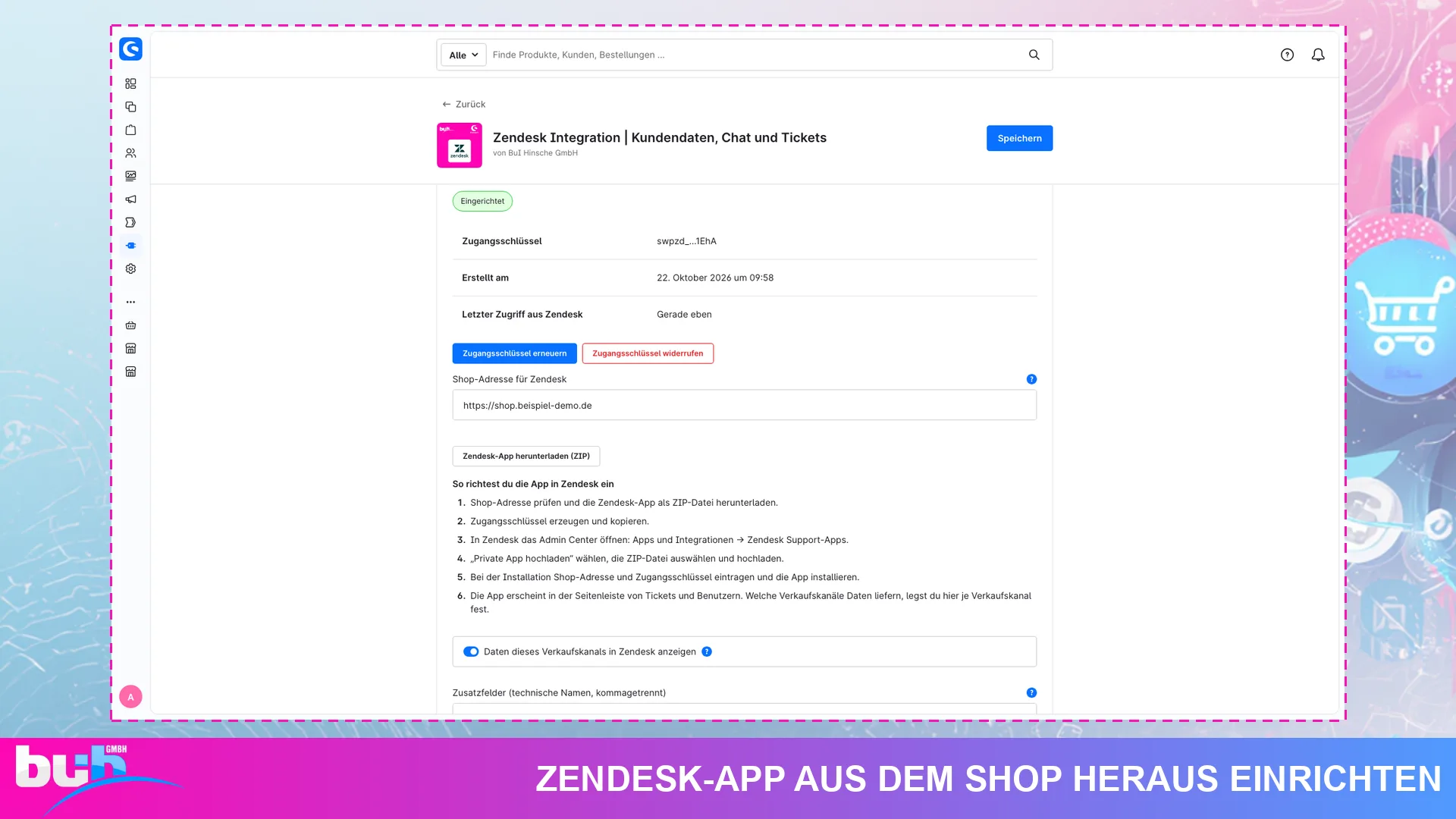 Zendesk Helpdesk und Live Chat | Kundendaten im Ticket für deinen Kundenservice. Screenshot 5